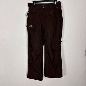 The North Face Brown Hyvent Insulated Women's Ski/Snowboard Snowpants Size Small